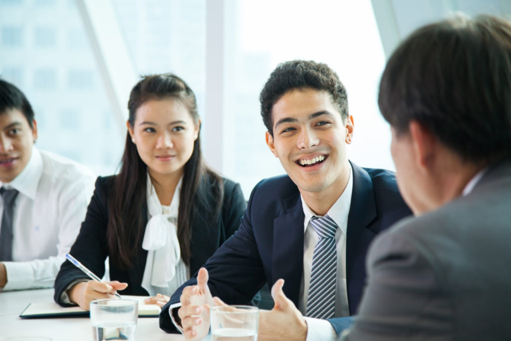 Business people in meeting room Business people in meeting room
